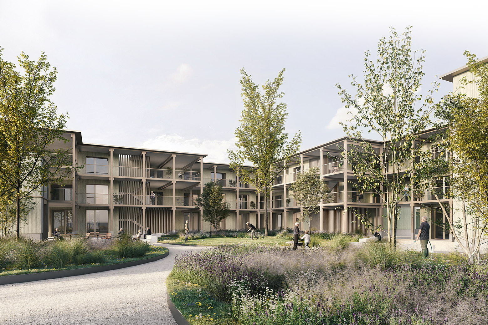 Maison des Aînés (Senior Living Home): La Tour-de-Peilz — Residential competition winning project