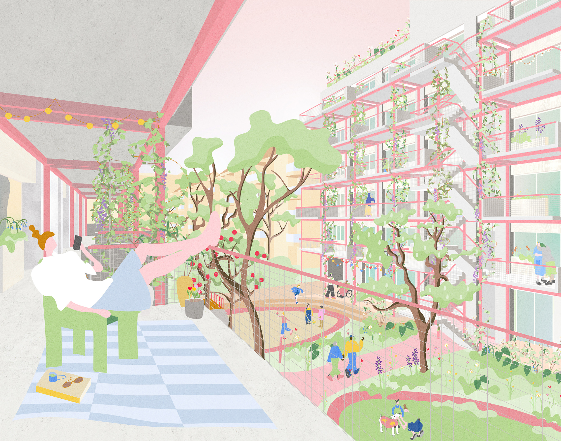 spl3 - Residential development at Schmollerplatz, Berlin — Residential competition winning project