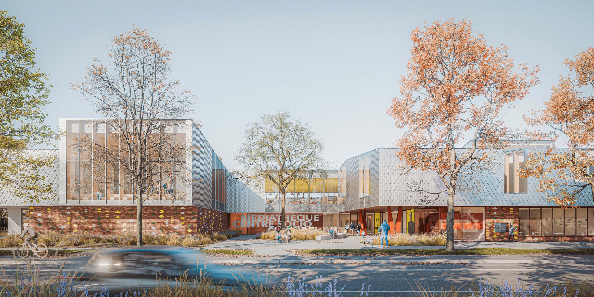 Cultural center in Cronenbourg, Strasbourg — Culture & Arts competition winning project