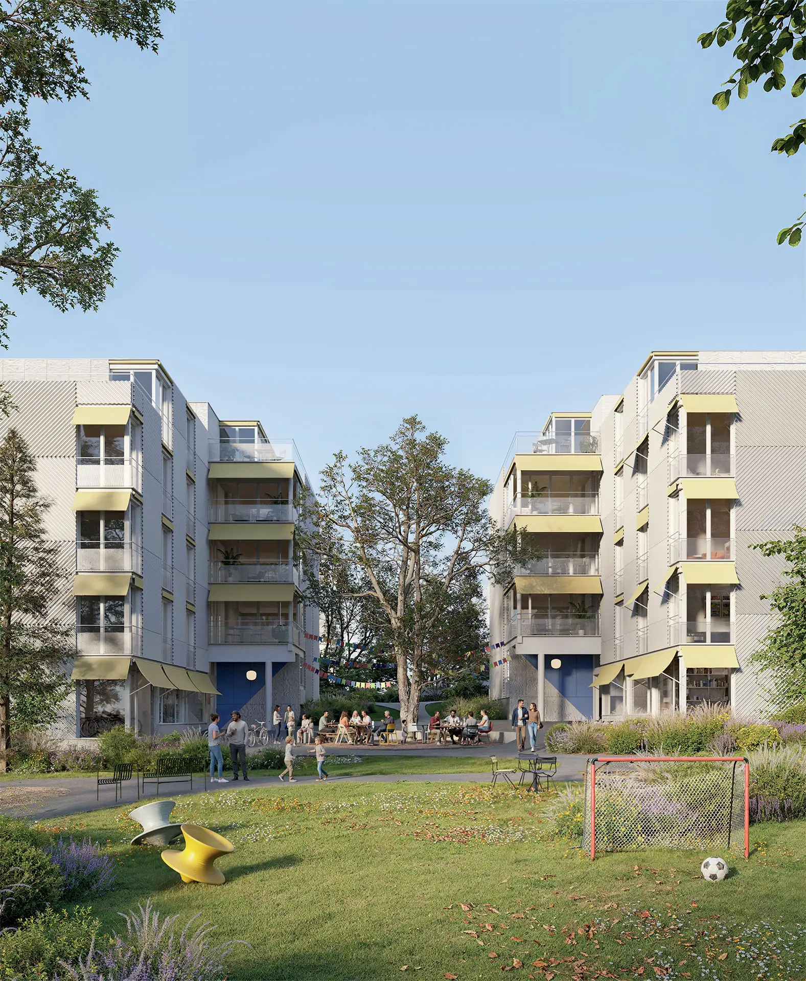 UNSERE HÄUSER — Residential competition winning project