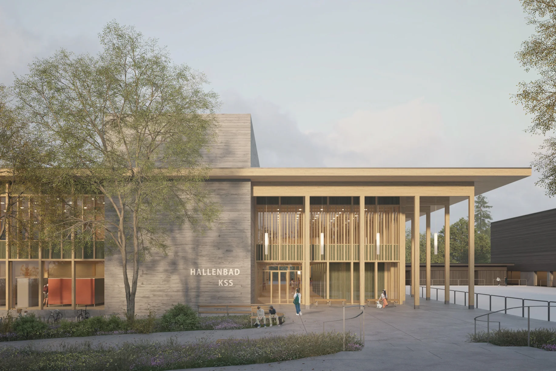 Katamaran Project: KSS Schaffhausen Indoor Pool — Sports & Recreation competition winning project