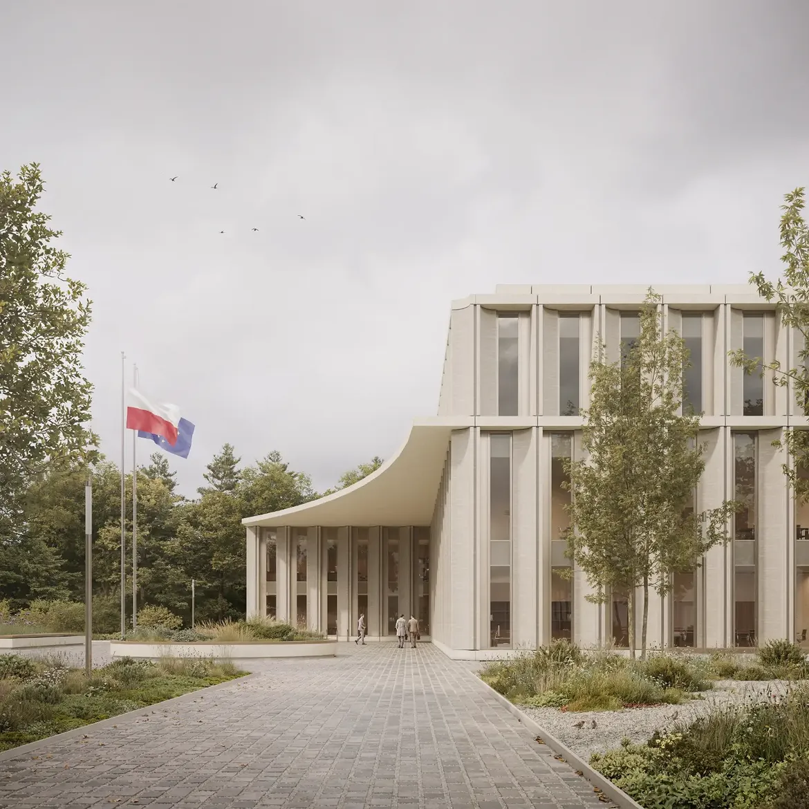 District Court of the City of Ostrolenka, Poland — Institutional competition winning project