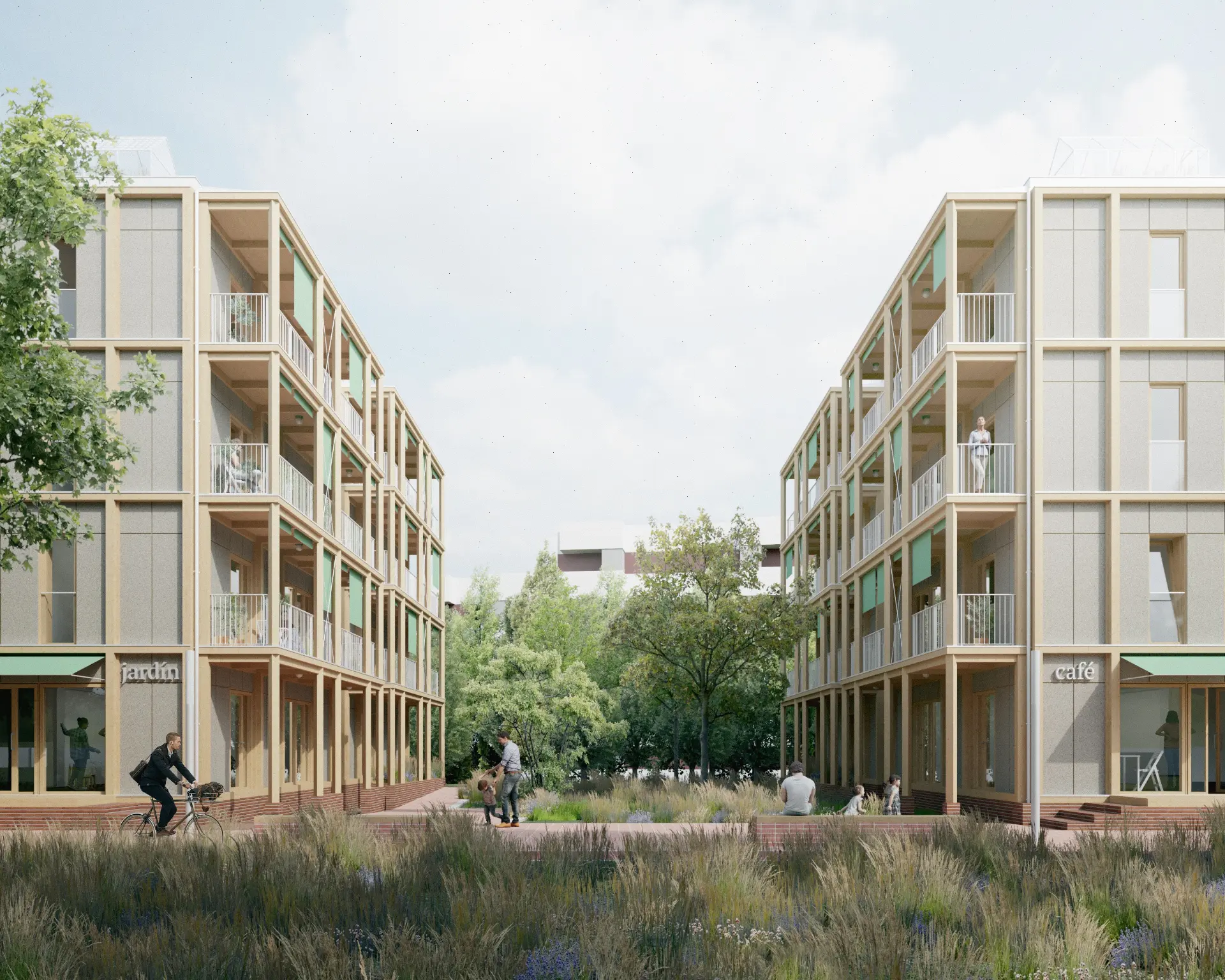 Europan 18 - Care Blanket — Residential competition winning project