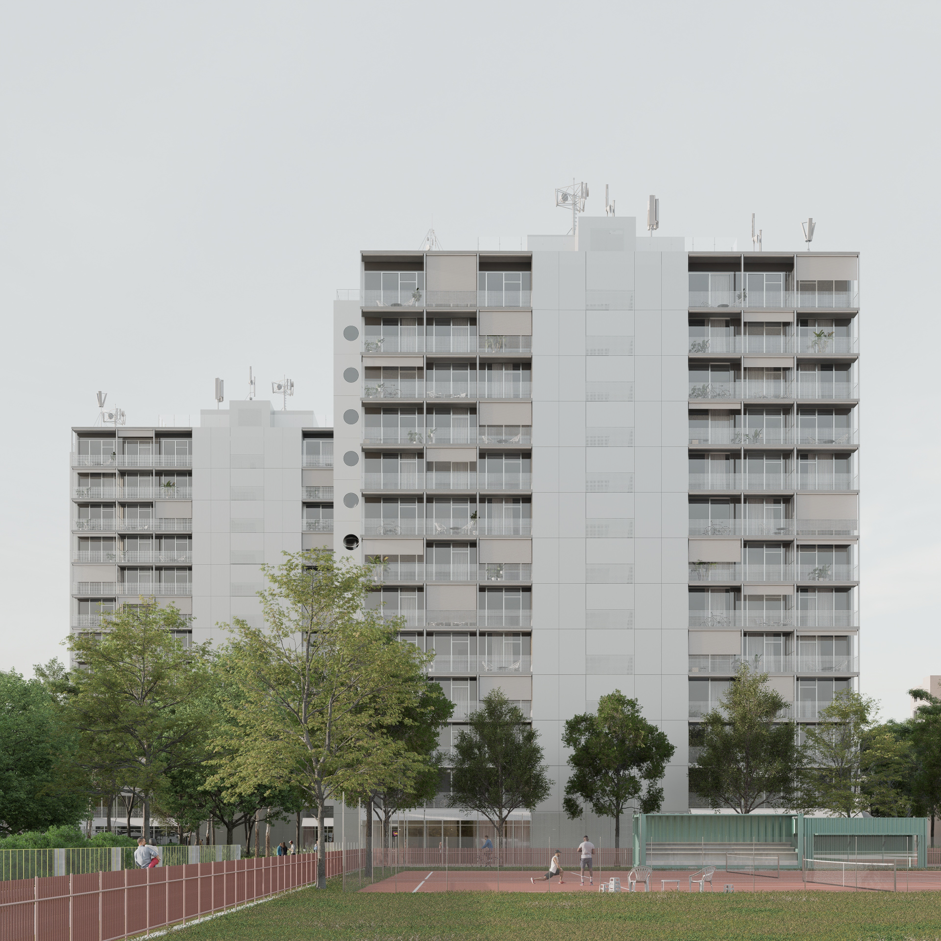 Open architectural competition — Residential competition winning project