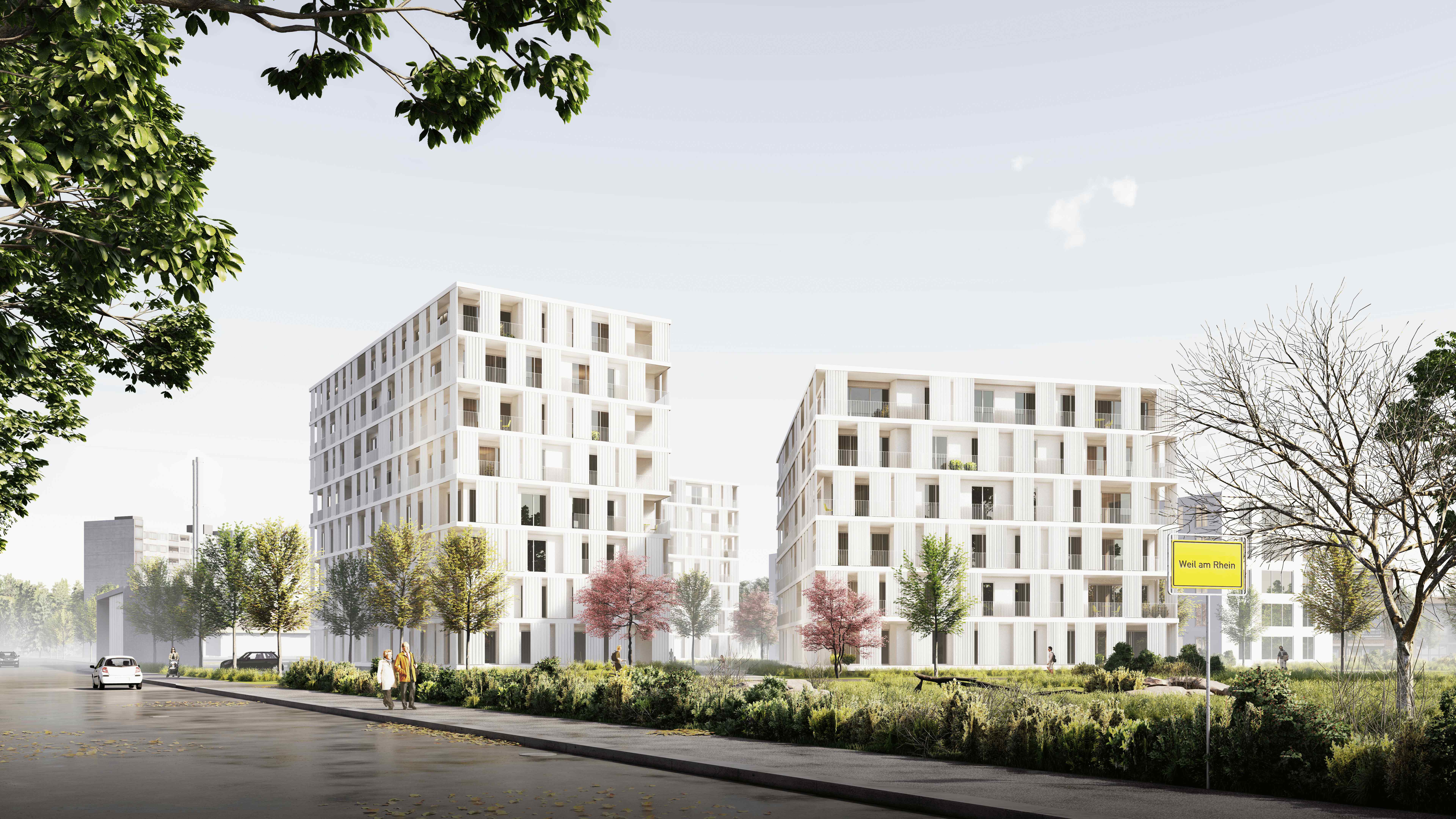 Residential development Römerstraße in Weil am Rhein — Industrial & Offices competition winning project