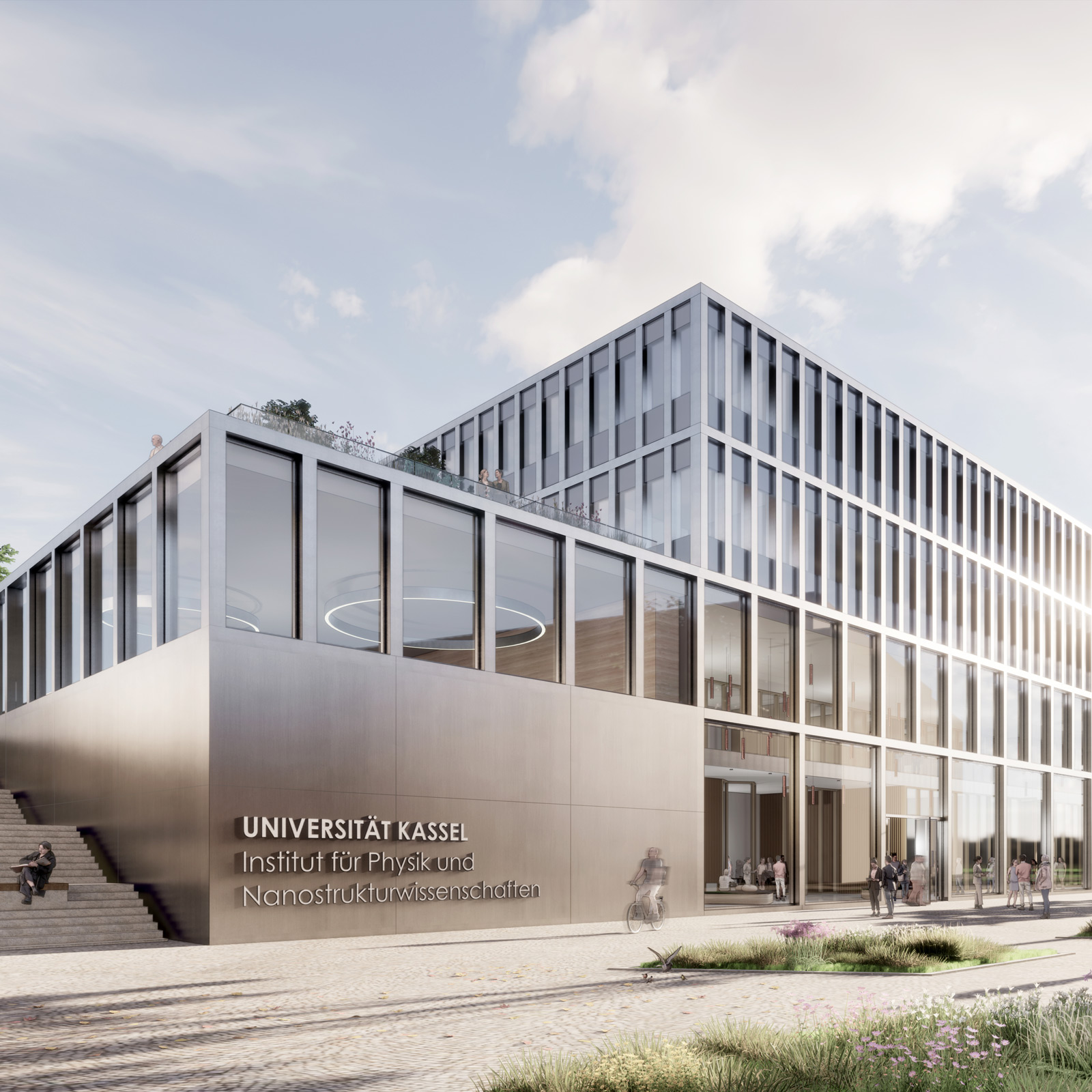 Department building for Physics and Nanostructure Science, University of Kassel — Science & Research competition winning project