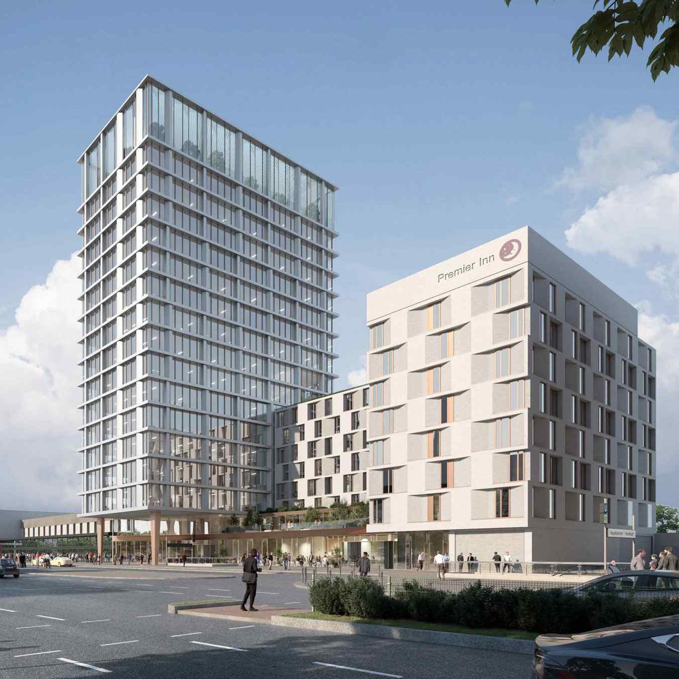 Premier Inn – office tower and hotel — Corporate competition winning project