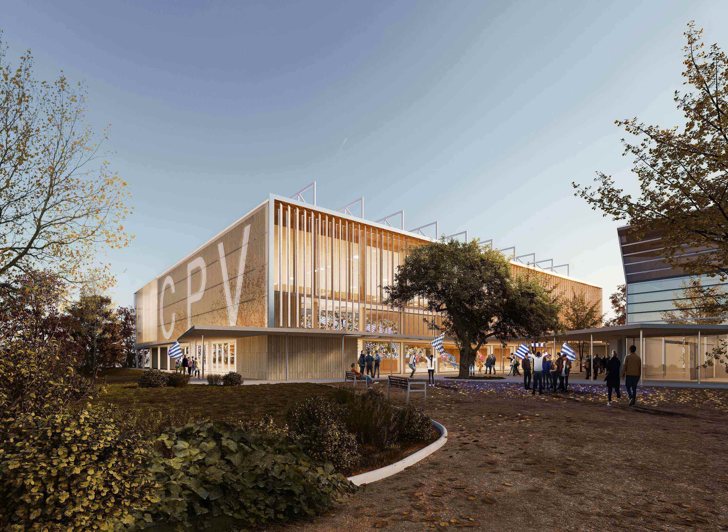 Renovation of the rink hockey sport hall — Residential competition winning project