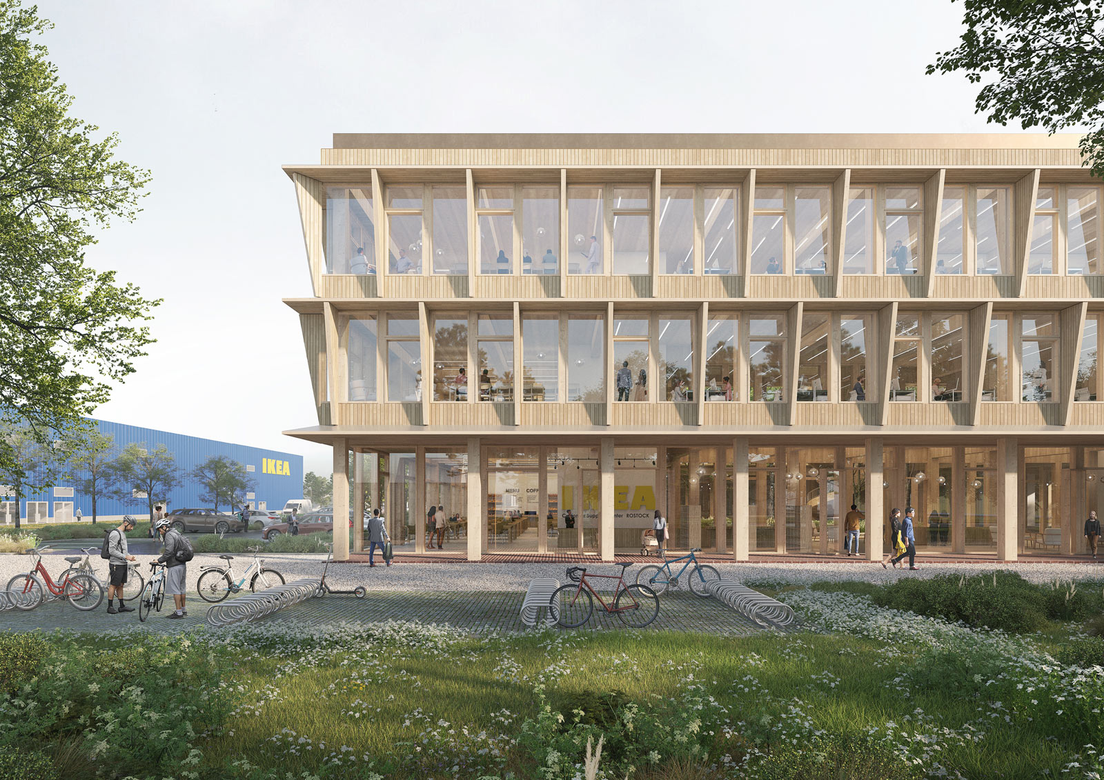 IKEA Customer Support Center Rostock — Industrial & Offices competition winning project