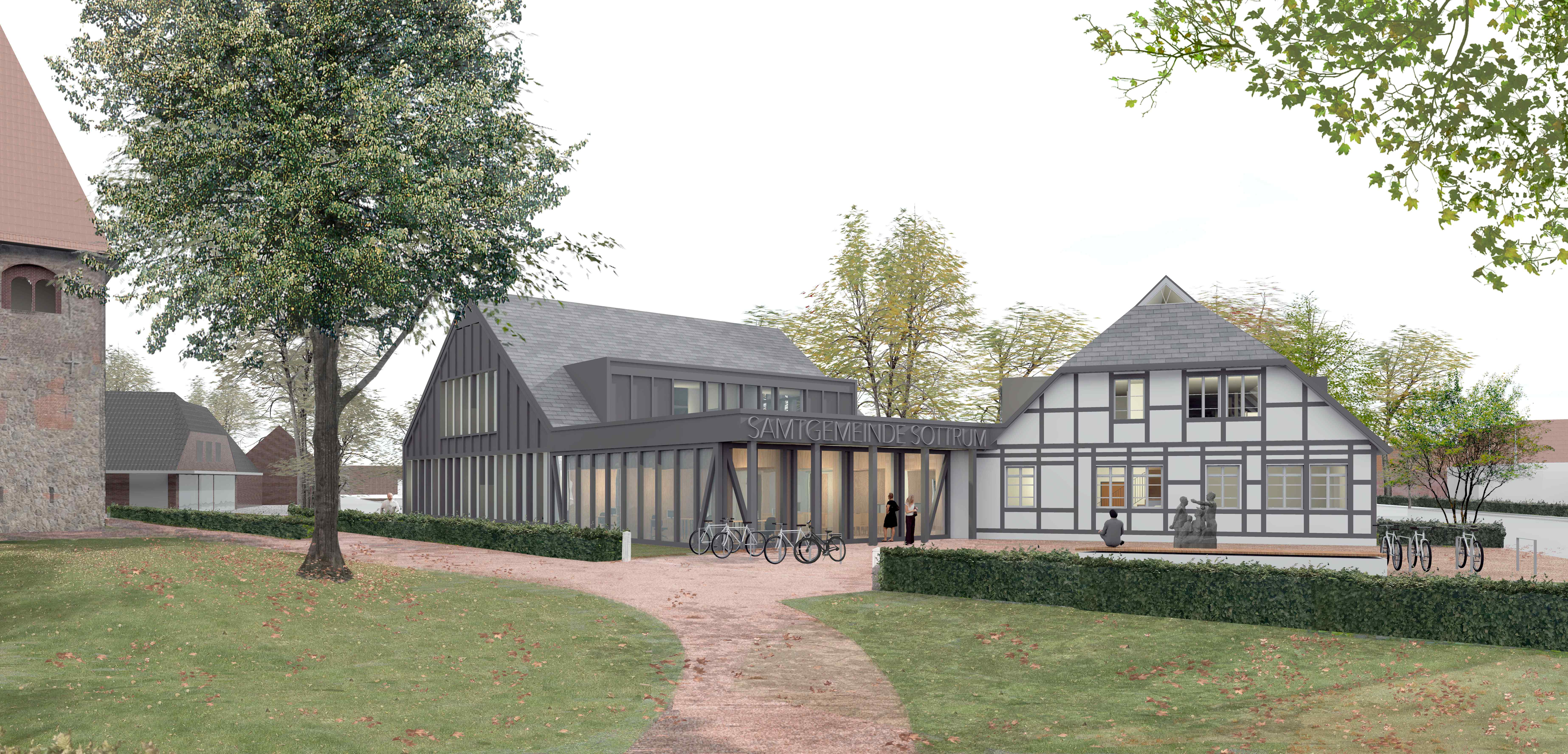 City Hall Sottrum — Institutional competition winning project