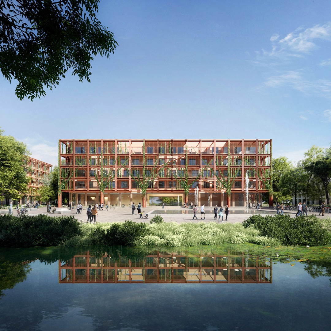 Foundation buildings, University of Technology Nuremberg — Education competition winning project