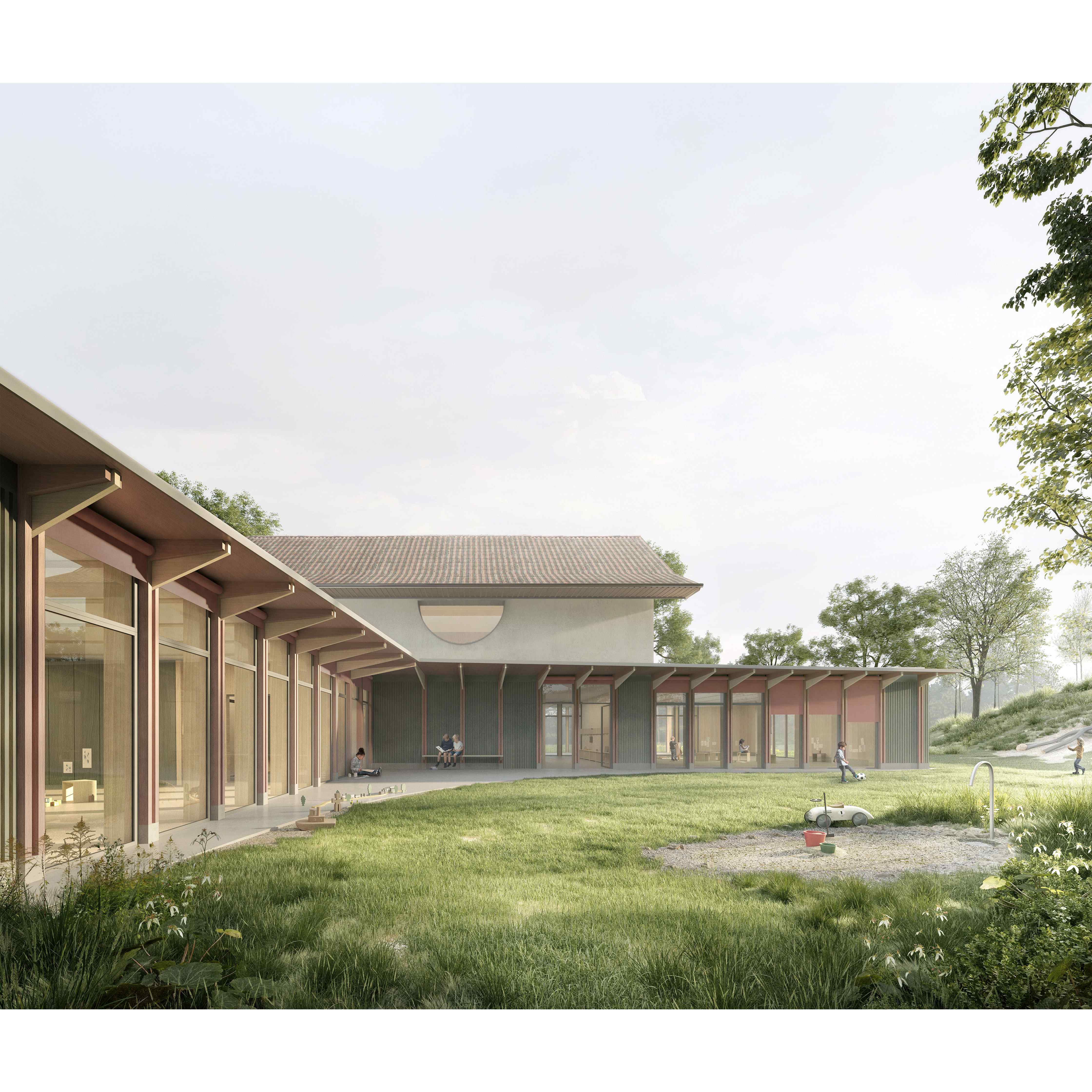 Doppelkindergarten Schulweg 1 — Sports & Recreation competition winning project