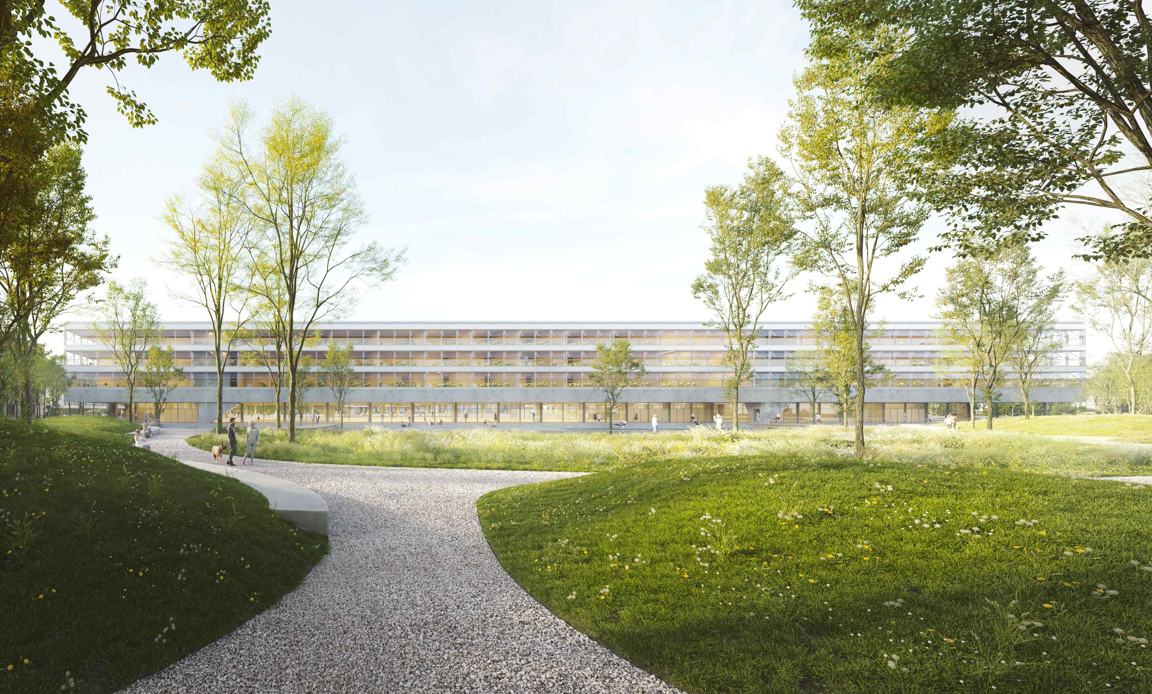 Secondary School II in Confignon — Education competition winning project