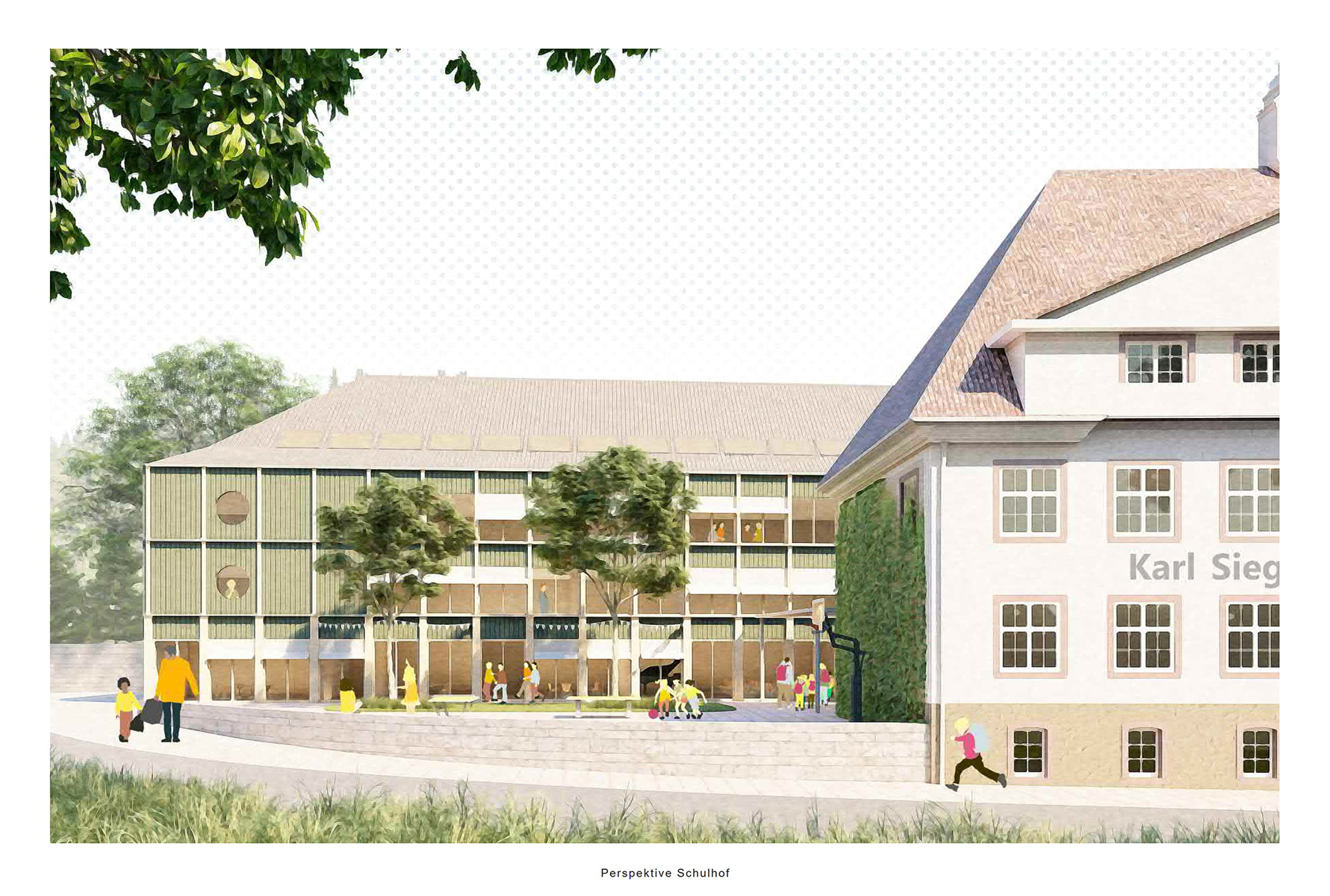 Extension, conversion and renovation of the Karl-Siegfried-Bader School — Education competition winning project