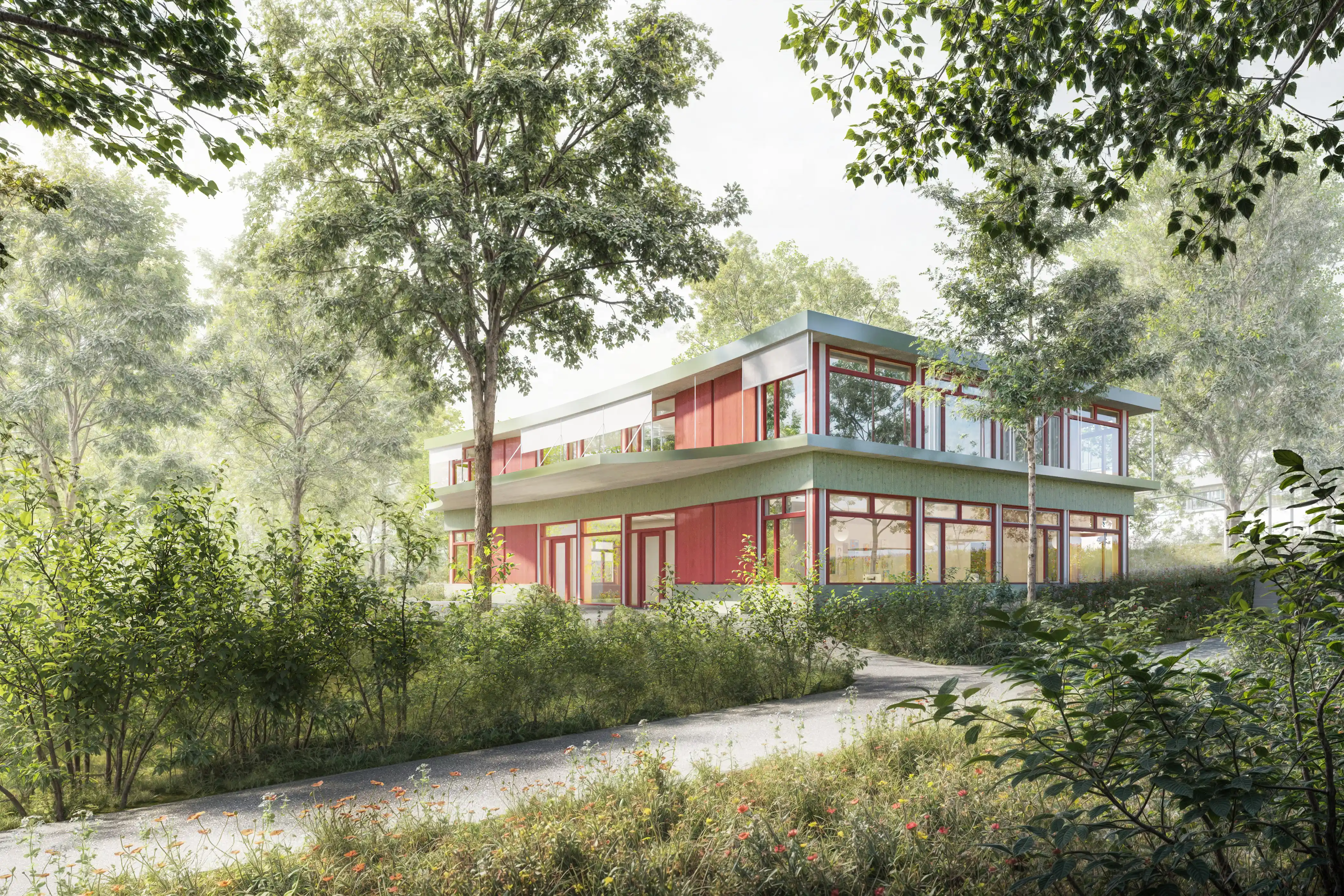 Neubau Kindergarten Bannfeld — Education competition winning project