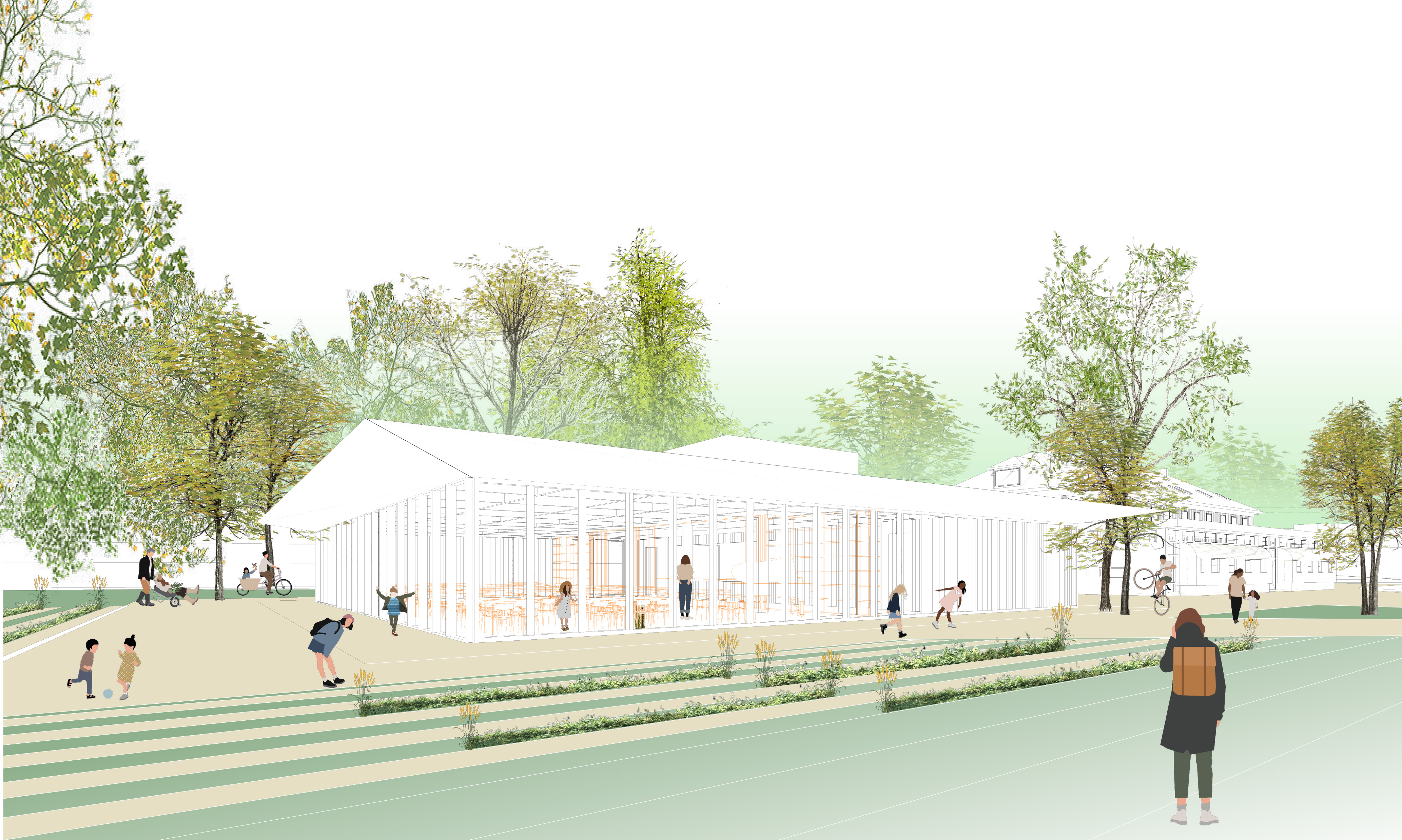School cafeteria in Clausthal Zellerfeld — Sports & Recreation competition winning project