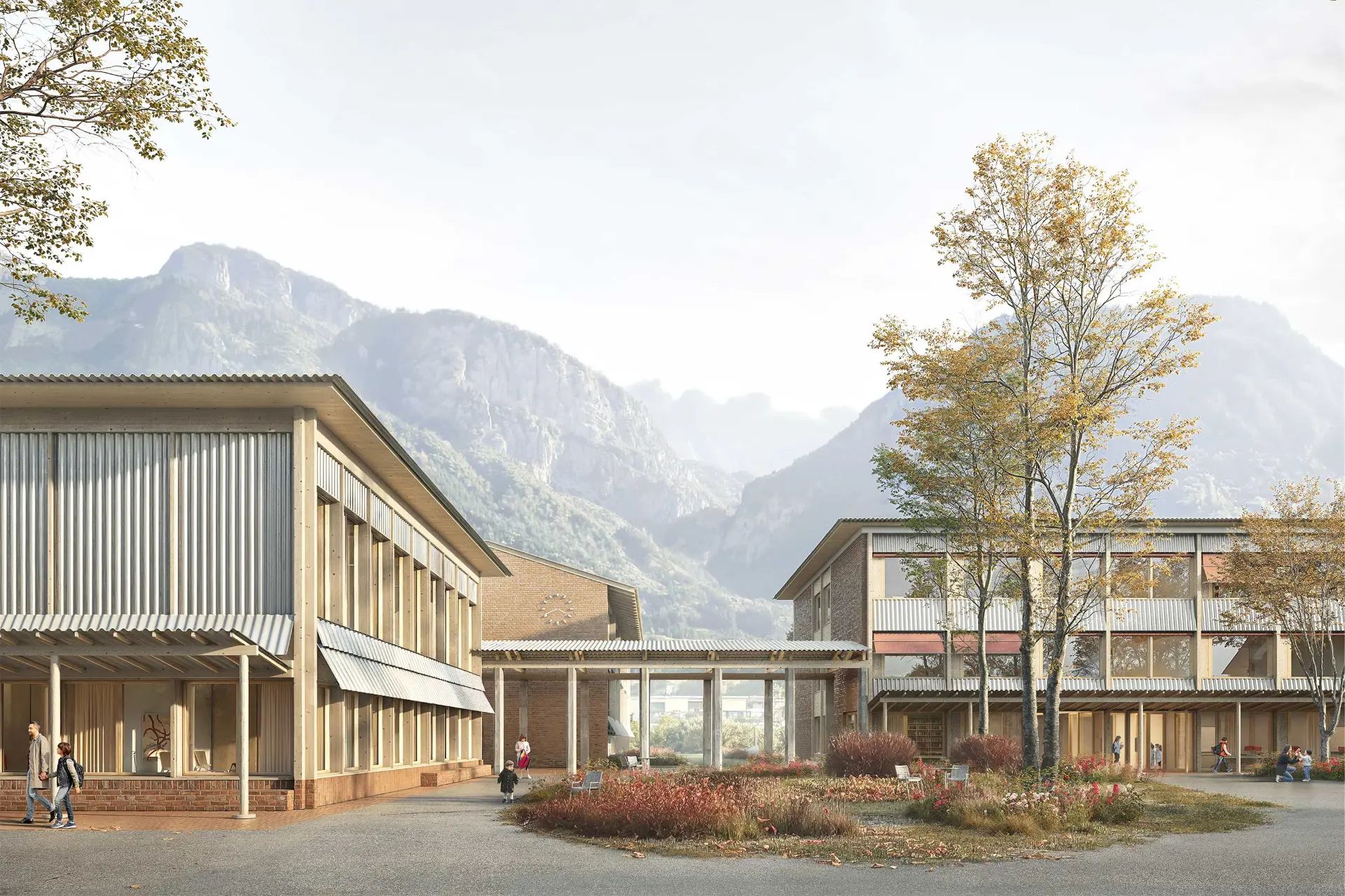Redesign of the primary school in Dorf, Flums