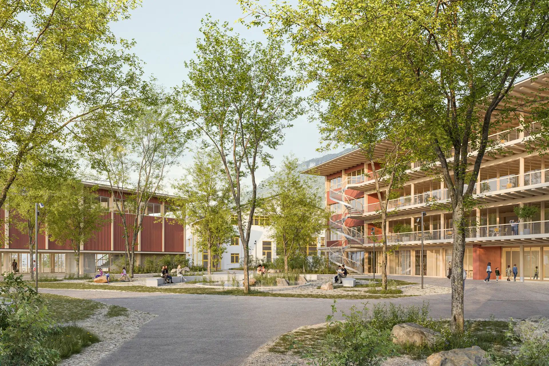 Ennetbürgen school area